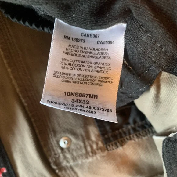 Wrangler All Terrain Gear grey/beige pants - Picture 3 of 4